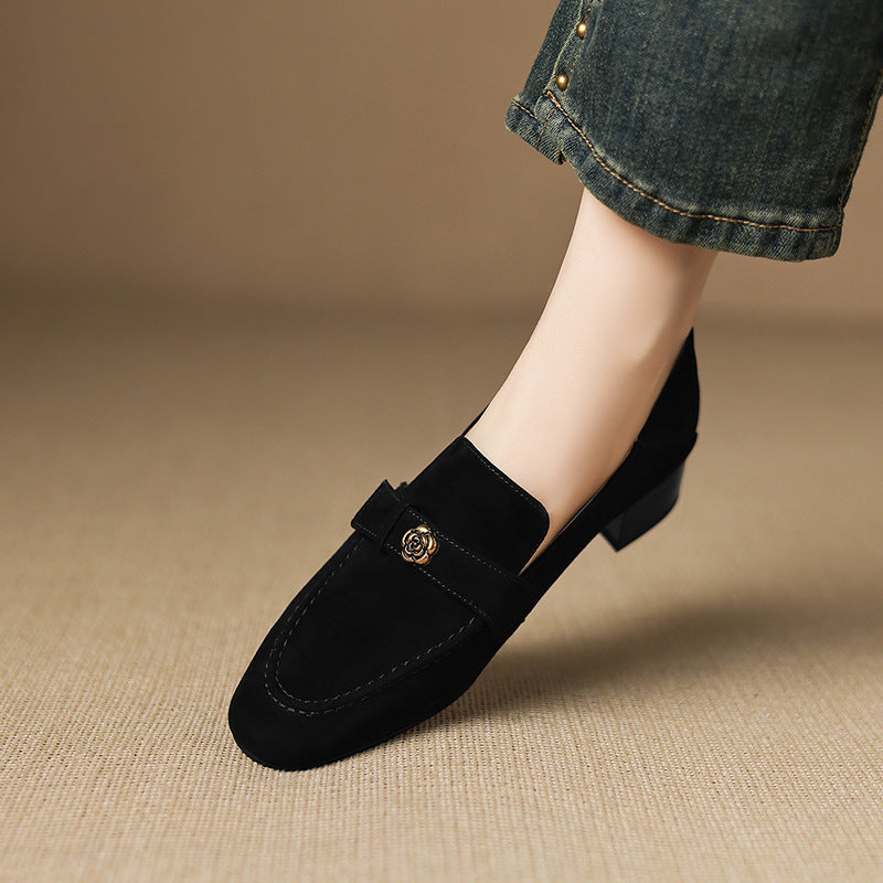 Lirena Genuine Suede Loafers