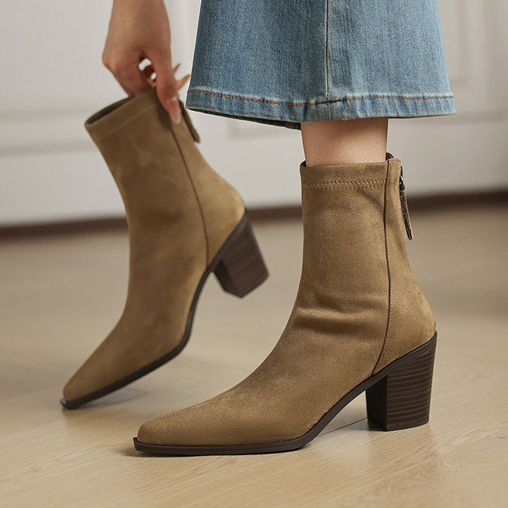 Sarli Genuine Suede Boots