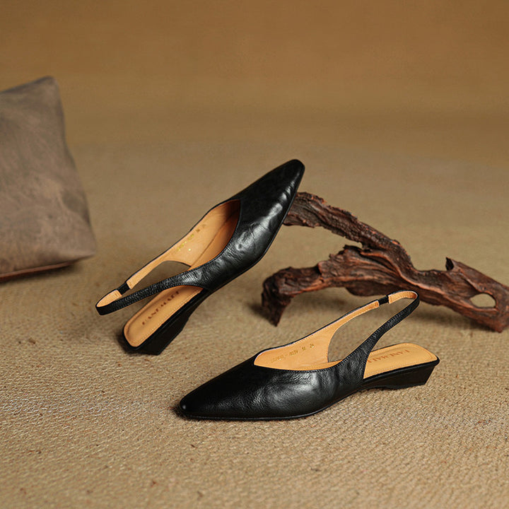 Leira Genuine Leather Flats