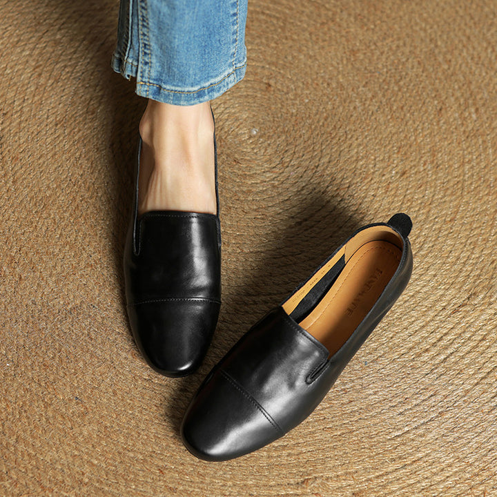 Leena Genuine Leather Loafers