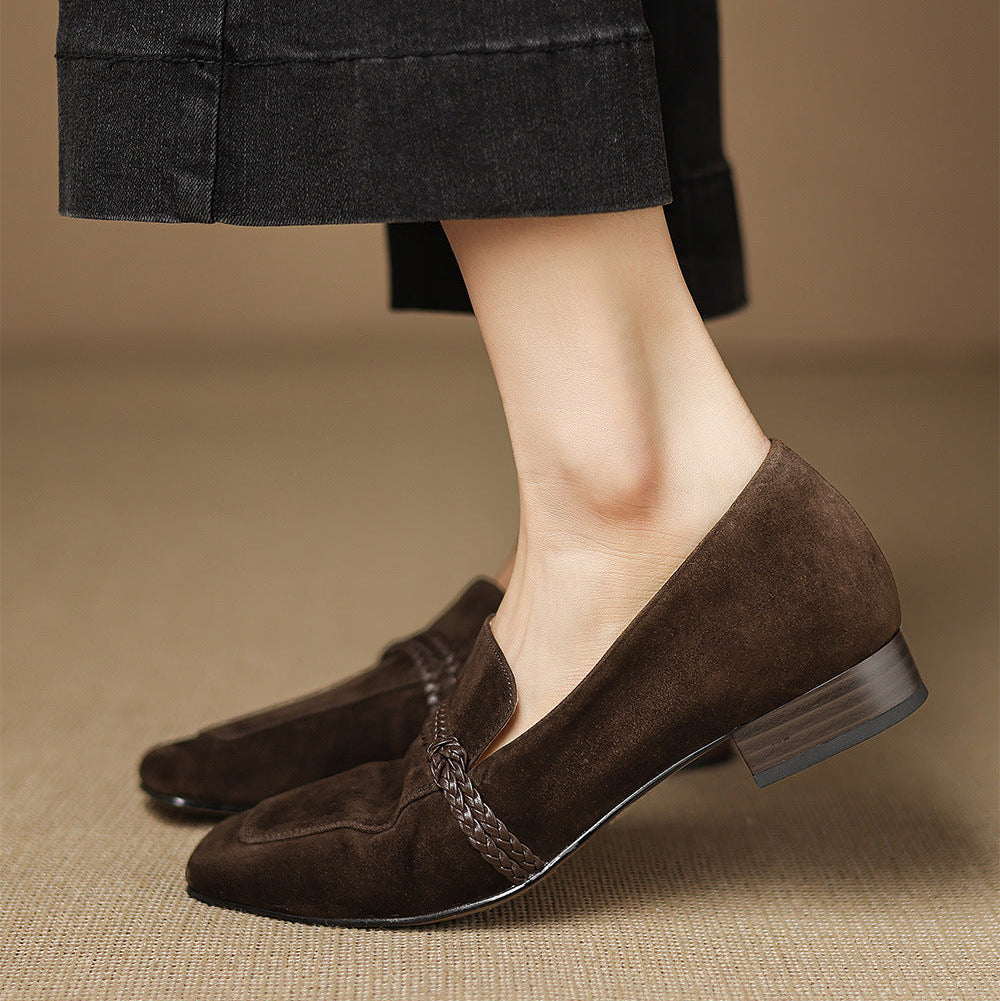 Saraline Suede Loafers