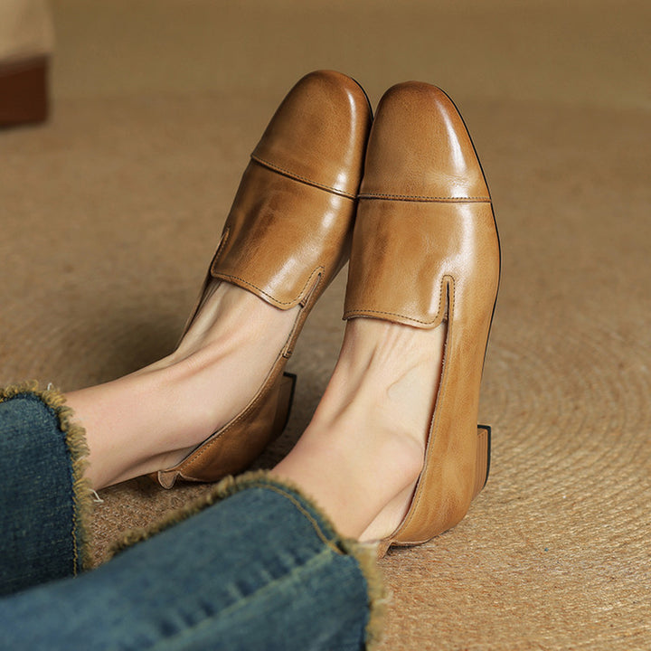 Leena Genuine Leather Loafers