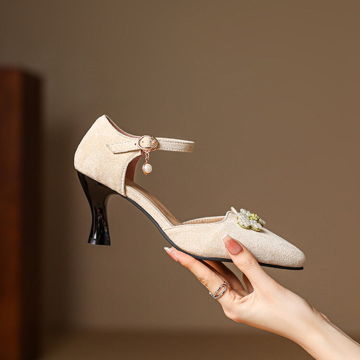 Ravie Genuine Suede Heels