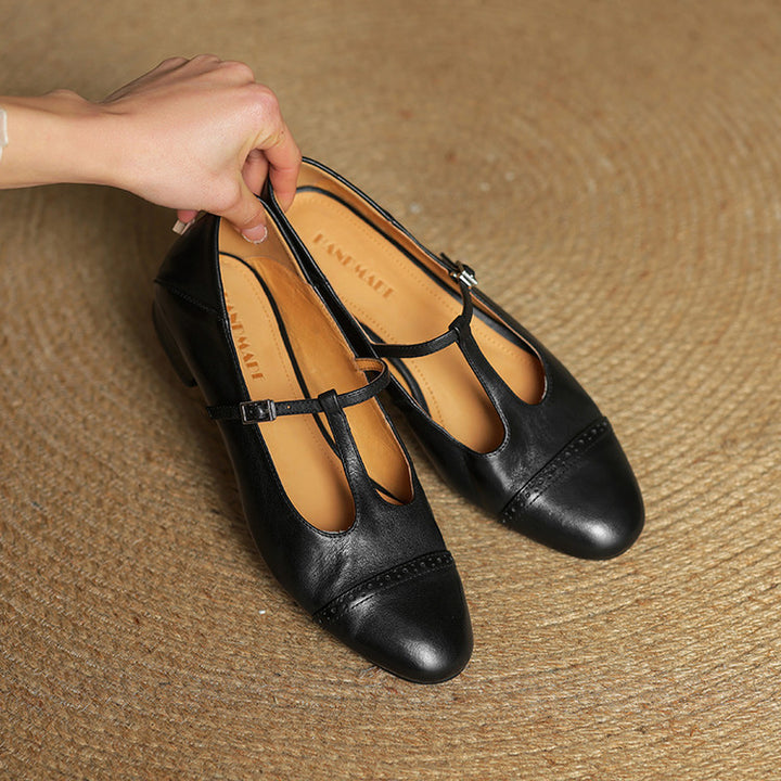 Jasmine Genuine Leather Flats