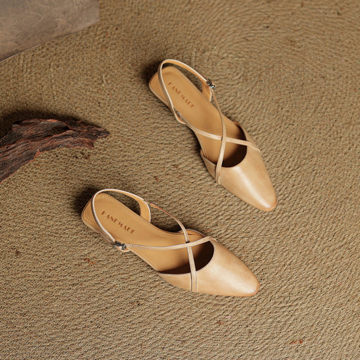 Lori Genuine Leather Flats