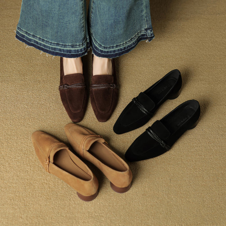 Aven Genuine Suede Loafers