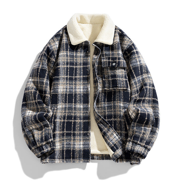 Leo Plaid Lambskin Jacket
