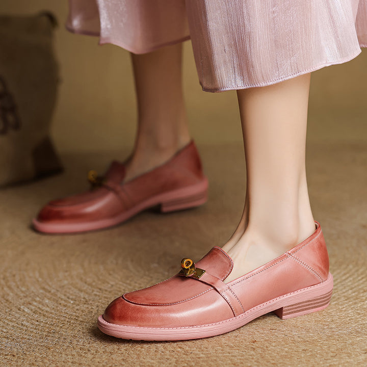 Lena Genuine Leather Loafers