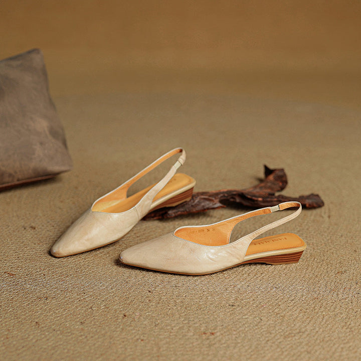 Leira Genuine Leather Flats