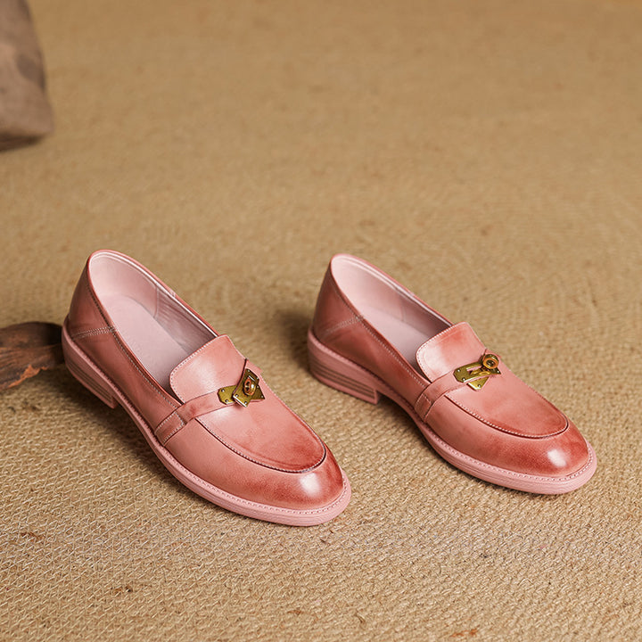 Lena Genuine Leather Loafers
