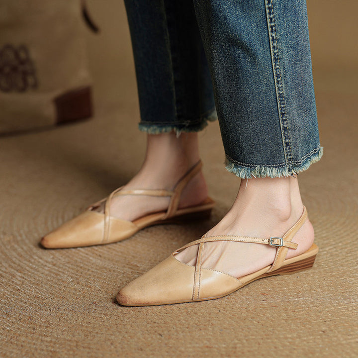 Lori Genuine Leather Flats