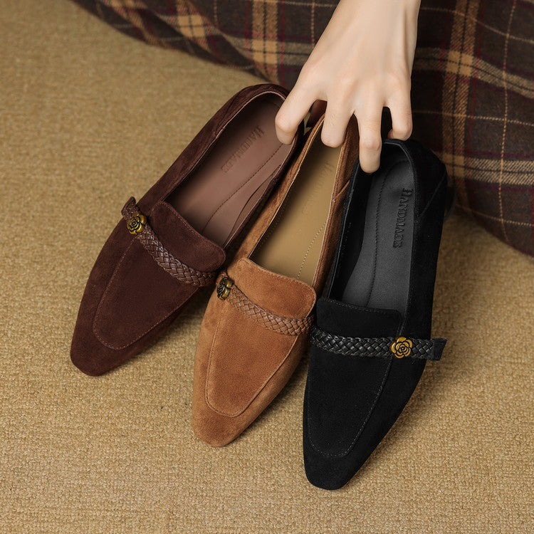 Vimi Genuine Suede Loafers