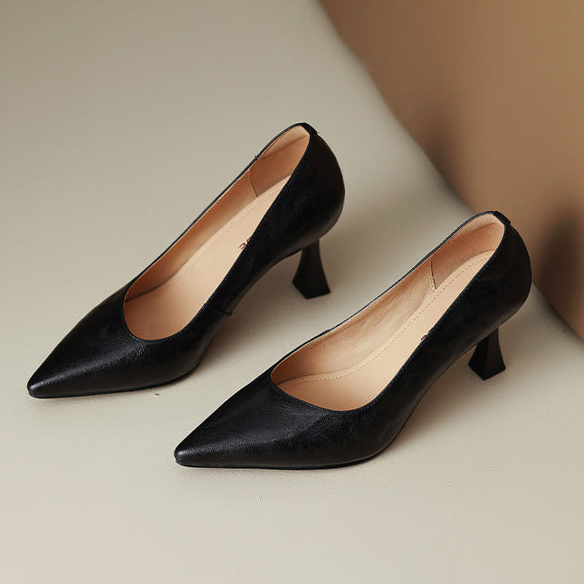 Aurel Genuine Leather Heels