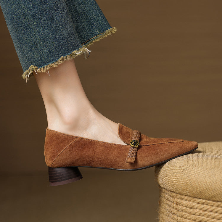 Vimi Genuine Suede Loafers