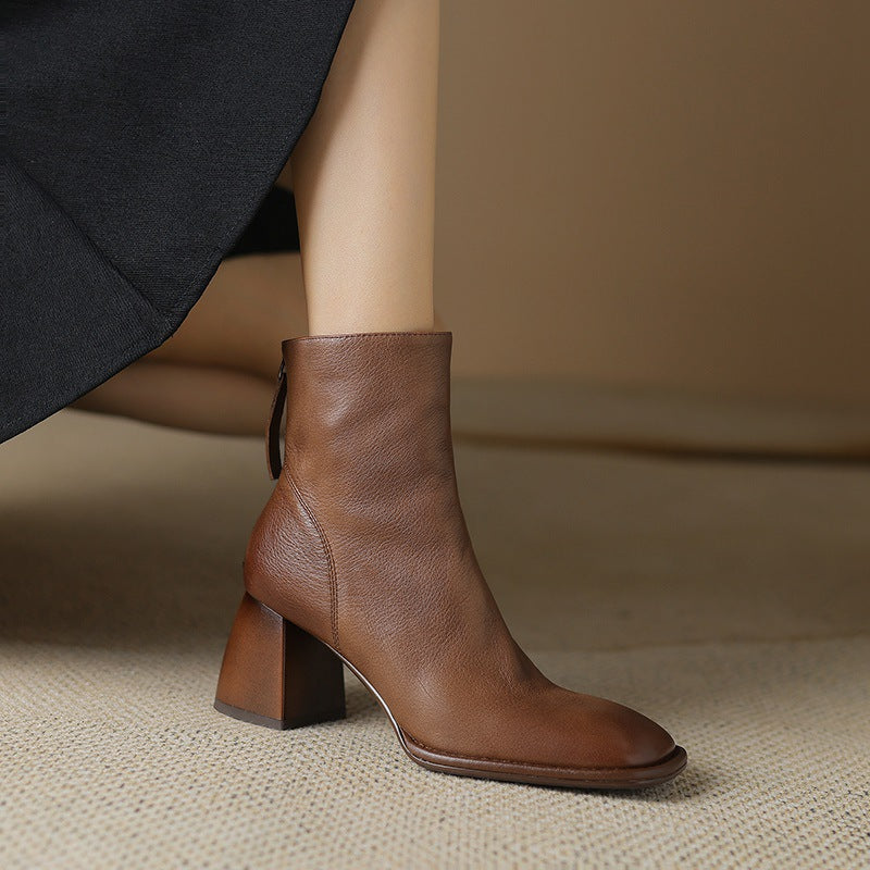 Calisse Genuine Leather Boots