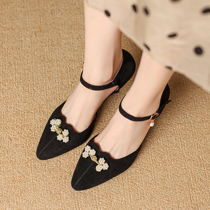 Ravie Genuine Suede Heels