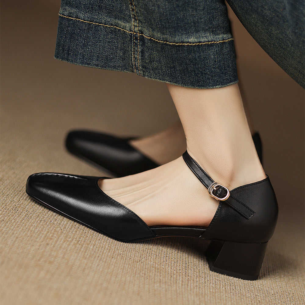 Virelle Genuine Leather Heels