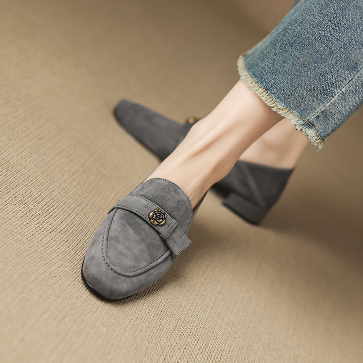 Lirena Genuine Suede Loafers