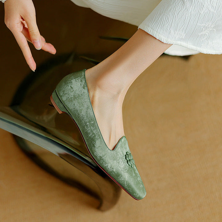 Lucie Genuine Leather Loafers