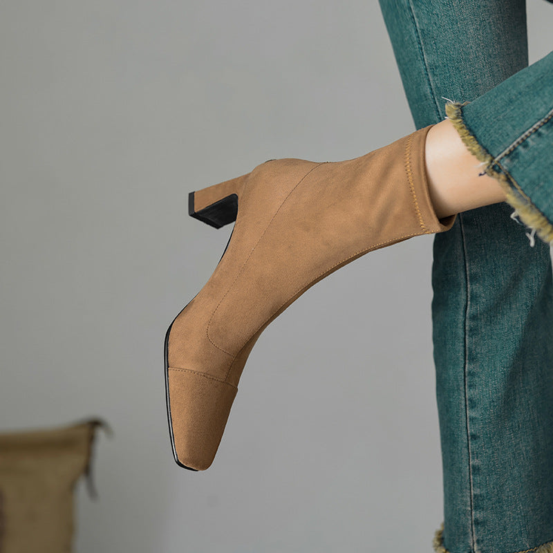 Sarona Genuine Suede Boots