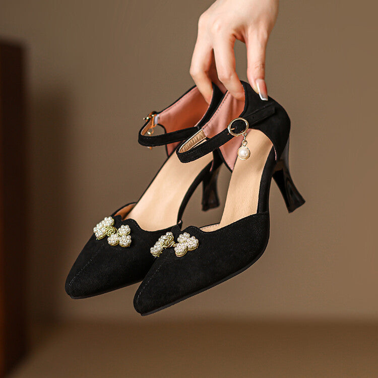 Ravie Genuine Suede Heels