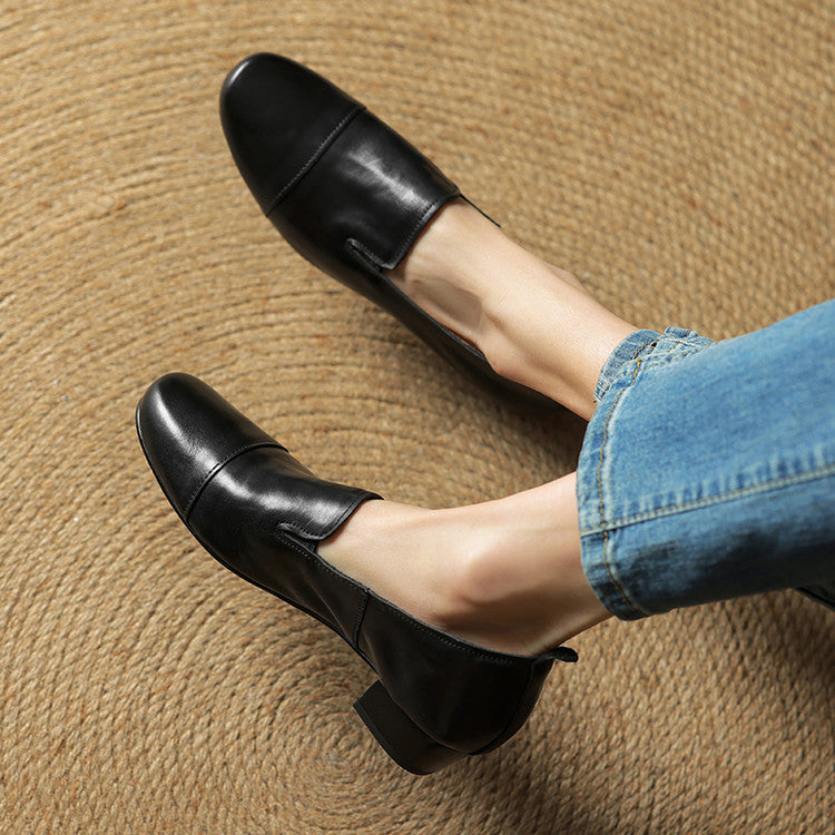 Leena Genuine Leather Loafers