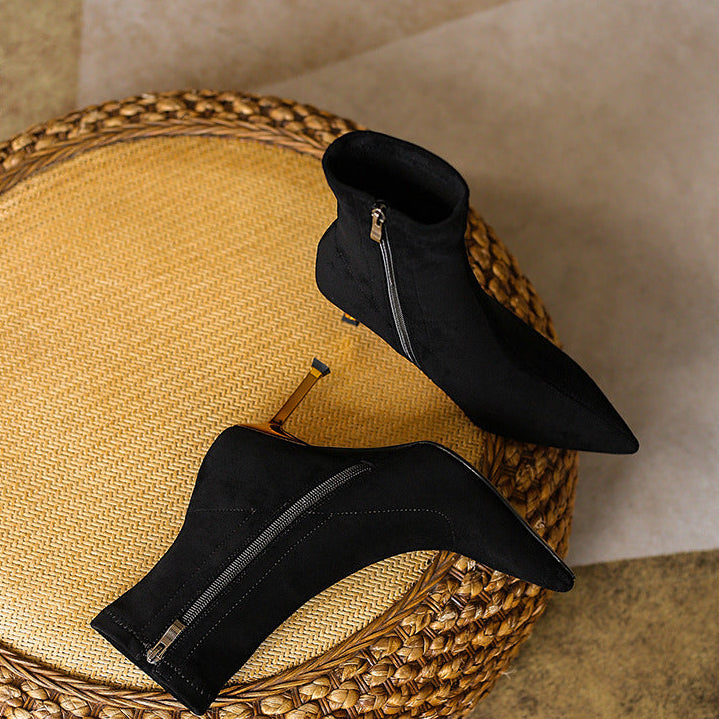 Jade Genuine Suede Boots