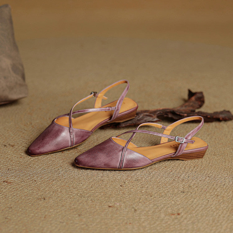 Lori Genuine Leather Flats