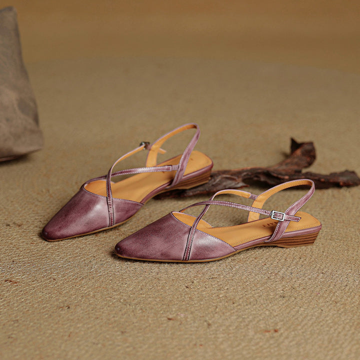 Lori Genuine Leather Flats