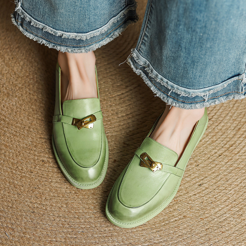 Lena Genuine Leather Loafers