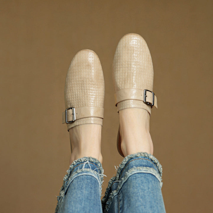 Malena Genuine Leather Mules