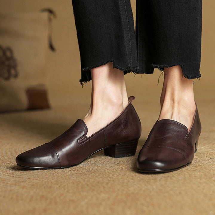 Leena Genuine Leather Loafers