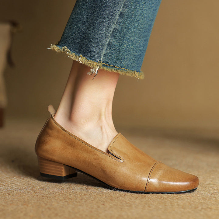 Leena Genuine Leather Loafers