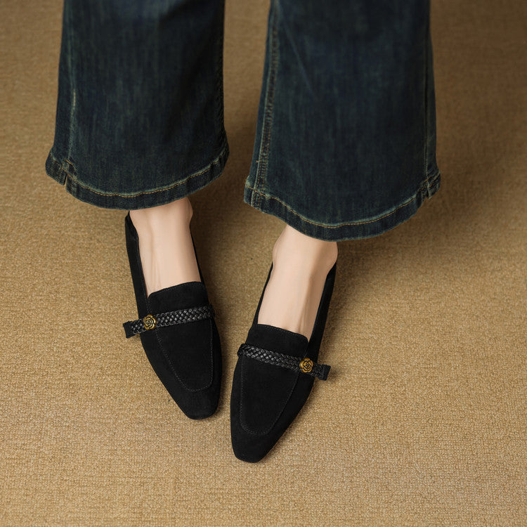Vimi Genuine Suede Loafers