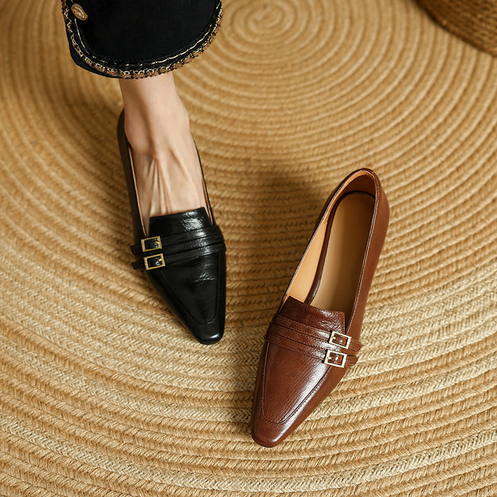 Fienna Genuine Leather Heels