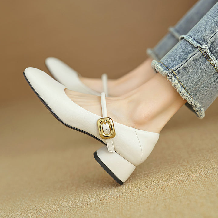 Vira Genuine Leather Heels