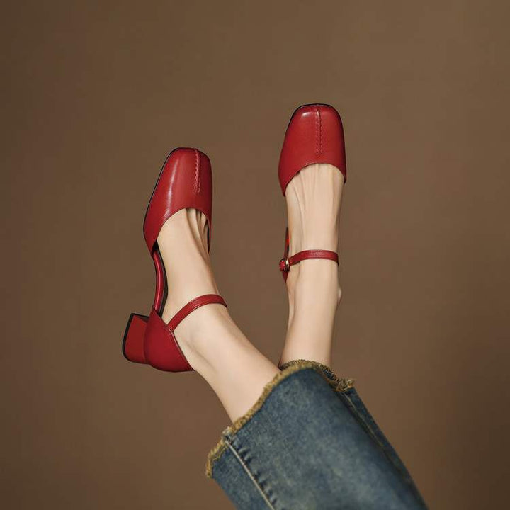 Virelle Genuine Leather Heels