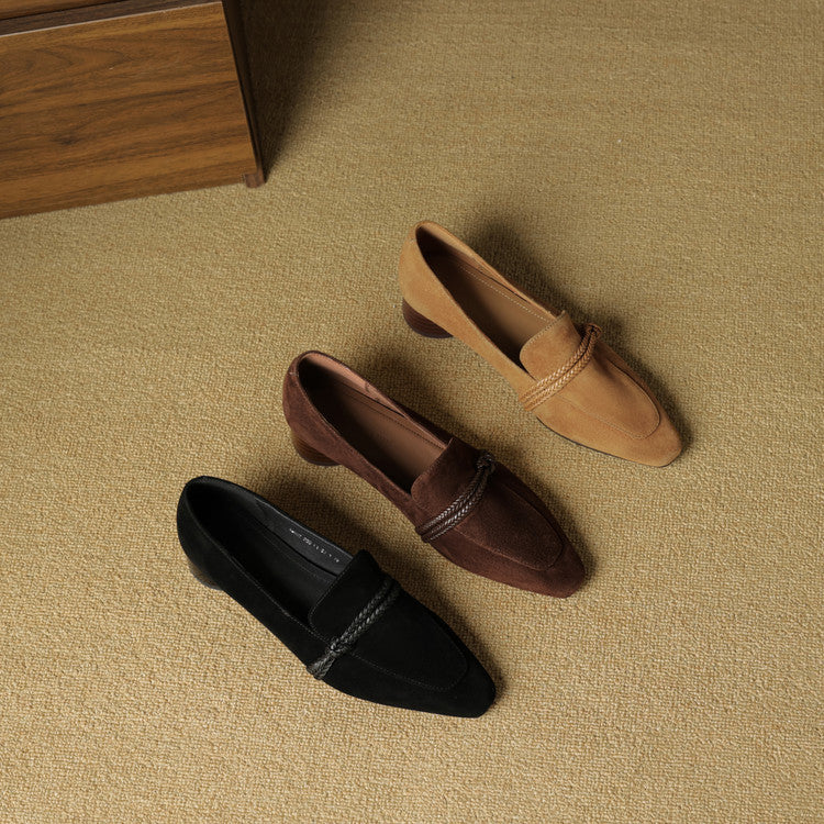 Aven Genuine Suede Loafers