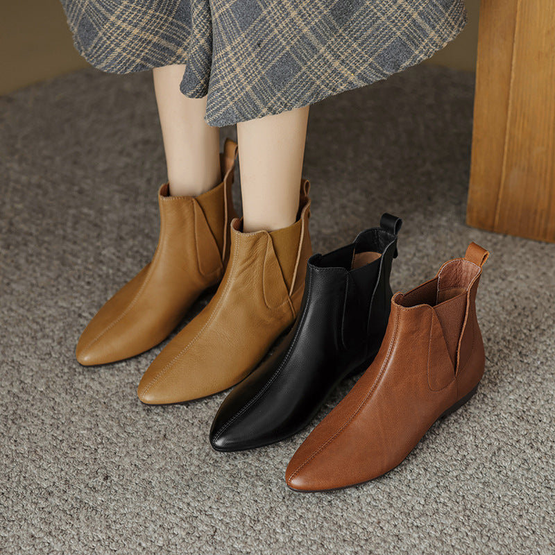 Sara Genuine Leather Boots