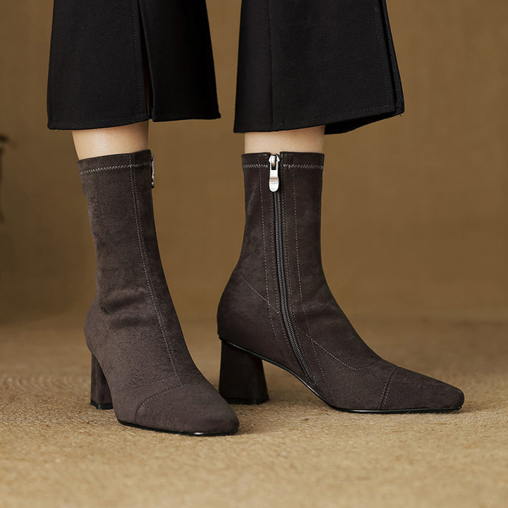 Sari Genuine Suede Boots