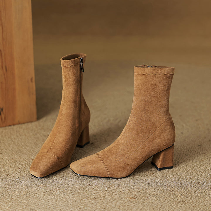Sari Genuine Suede Boots