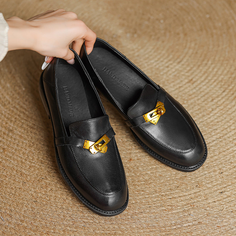 Lena Genuine Leather Loafers