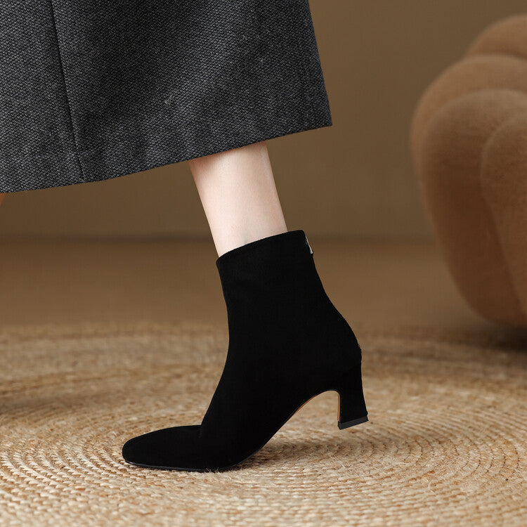 Riselia Genuine Suede Boots