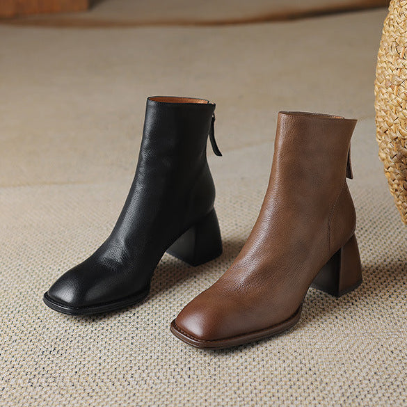 Calisse Genuine Leather Boots