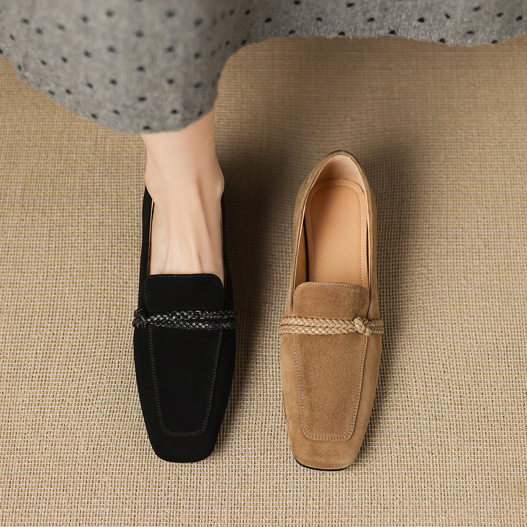 Saraline Suede Loafers