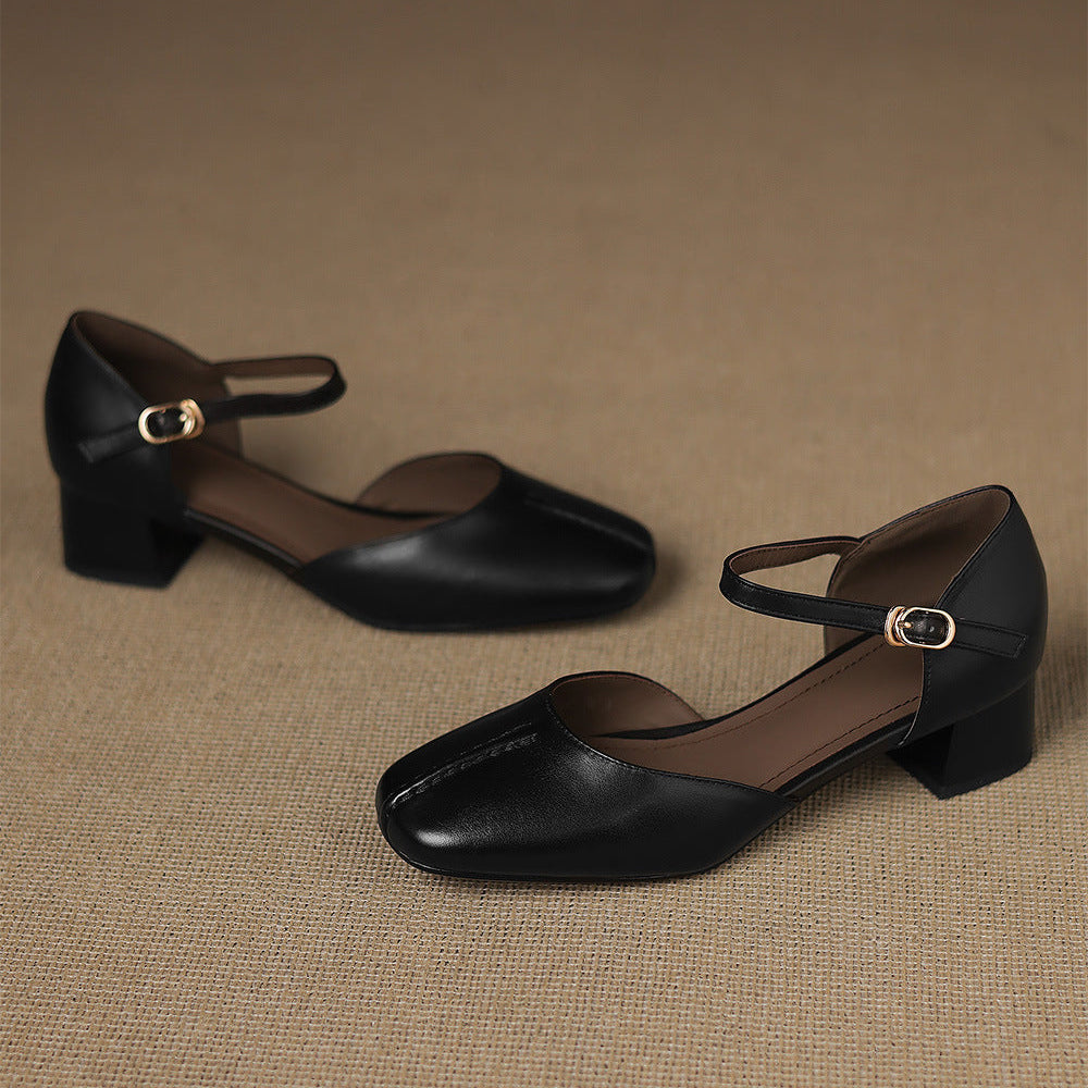 Virelle Genuine Leather Heels