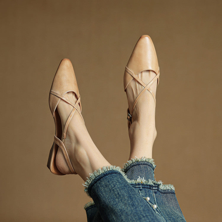 Lori Genuine Leather Flats