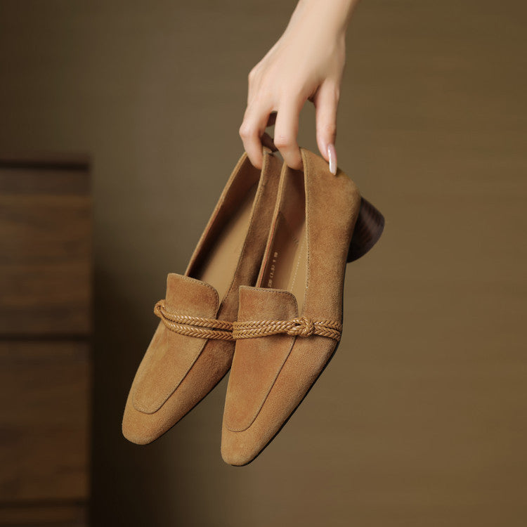 Aven Genuine Suede Loafers