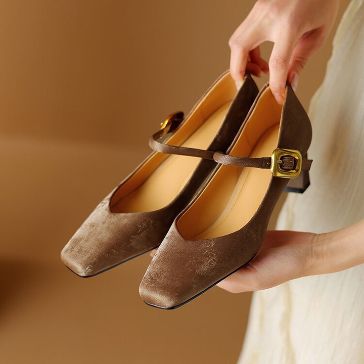 Nara Genuine Leather Heels