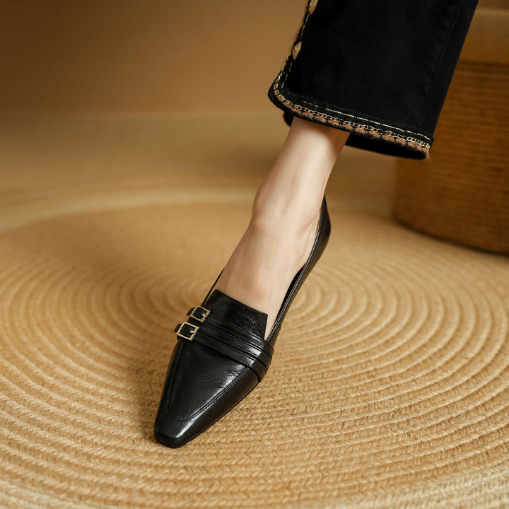 Fienna Genuine Leather Heels